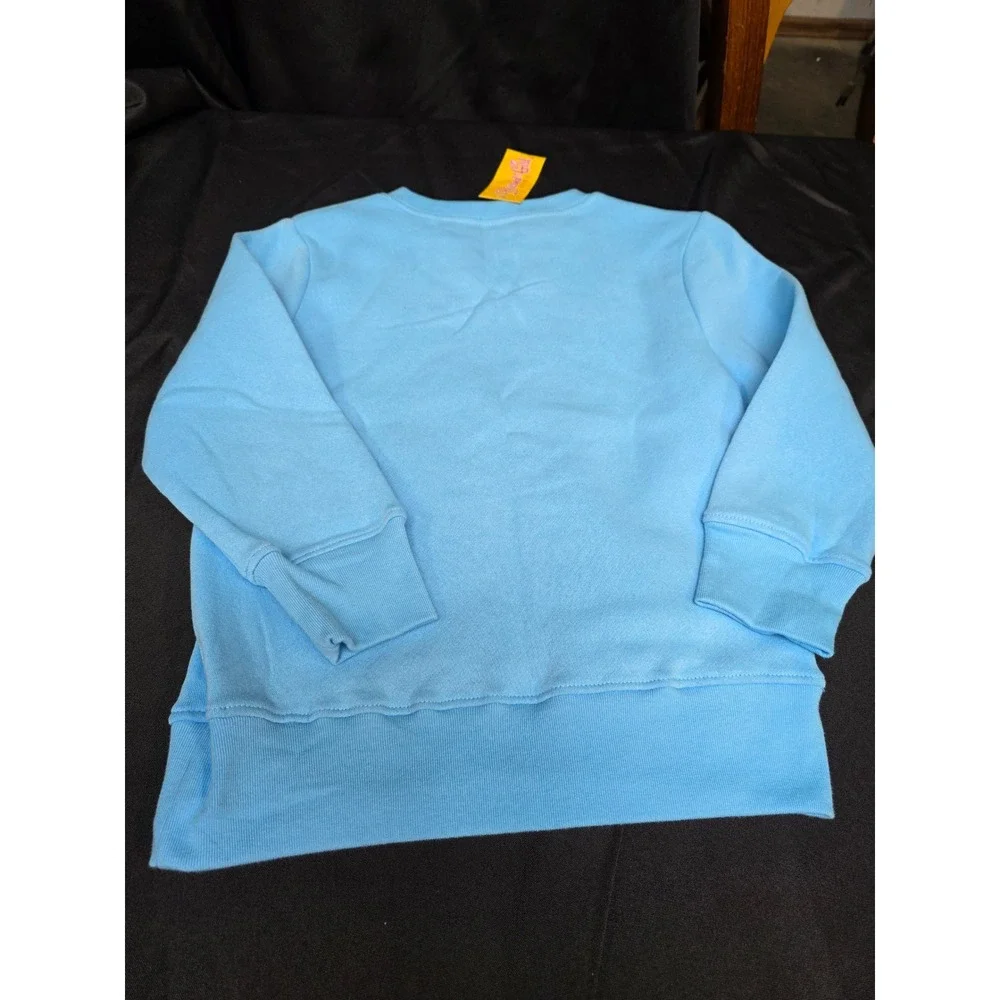 Blessed Girl Kids Butterfly 2 Corinthians 5:17 Blue Sweatshirt XL BGP5145XL